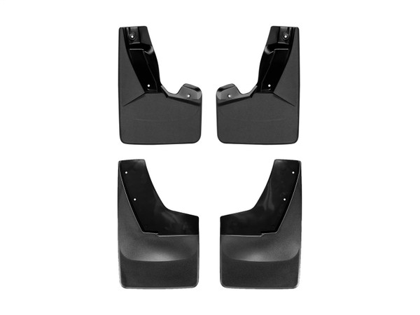 WeatherTech MudFlap No-Drill DigitalFit MudFlap Kit; Black 110129-120038 - Weathertech