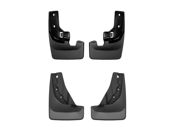 WeatherTech MudFlap No-Drill DigitalFit MudFlap Kit; Black 110135-120189 - Weathertech