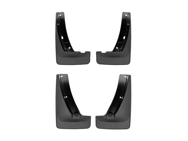 WeatherTech MudFlap No-Drill DigitalFit MudFlap Kit; Black 110130-120130 - Weathertech