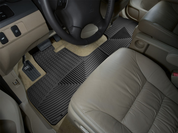 WeatherTech All Weather Floor Mats; Black; Front W48 - Weathertech