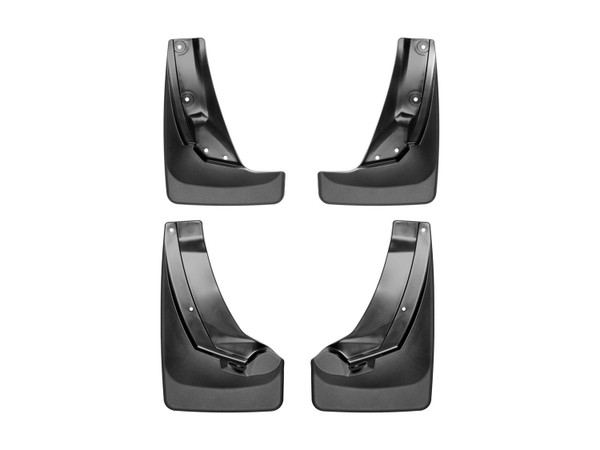 WeatherTech MudFlap No-Drill DigitalFit MudFlap Kit; Black 110063-120102 - Weathertech