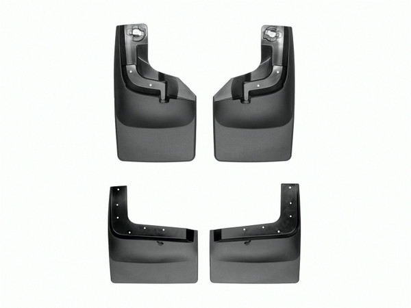 WeatherTech MudFlap No-Drill DigitalFit MudFlap Kit; Black 110065-120074 - Weathertech