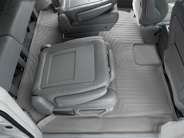 WeatherTech FloorLinerTM DigitalFit; Gray; Rear And Third Row 461414 - Weathertech