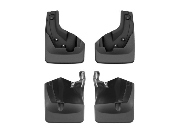 WeatherTech MudFlap No-Drill DigitalFit MudFlap Kit; Black 110167-120101 - Weathertech