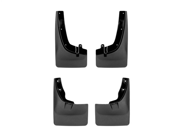 WeatherTech MudFlap No-Drill DigitalFit MudFlap Kit; Black 110156-120156 - Weathertech