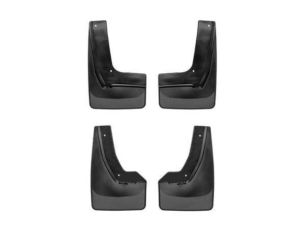WeatherTech MudFlap No-Drill DigitalFit MudFlap Kit; Black 110104-120104 - Weathertech