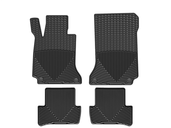 WeatherTech All Weather Floor Mats; Black; Front and Rear MB W204 B - Weathertech