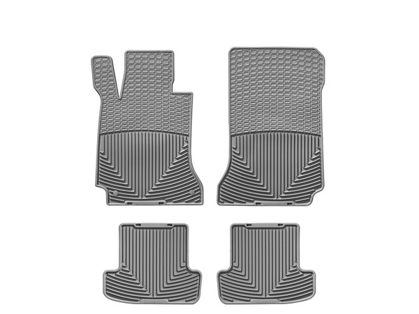 WeatherTech All Weather Floor Mats; Gray; Front and Rear MB W204C G - Weathertech