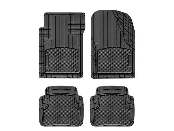 WeatherTech Universal All Vehicle Mat; Black; Front And Rear; 2nd Row 1 pc. Over The Hump 11AVMOTHSB - Weathertech