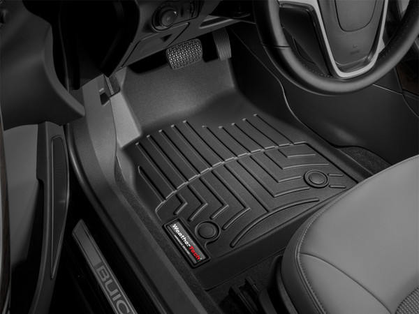 WeatherTech FloorLinerTM DigitalFit; Black; Front 446021