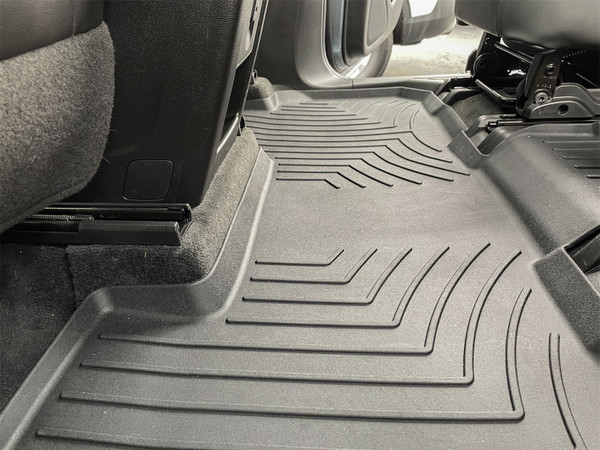 WeatherTech FloorLinerTM HP; Black; Rear and Third Row; 2 Pcs. 4412282IM