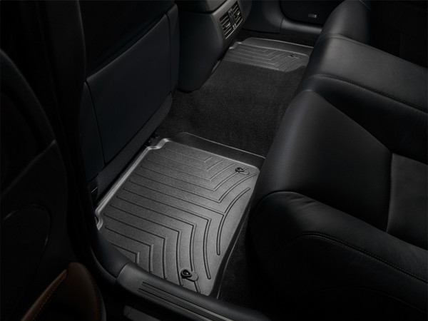 WeatherTech FloorLinerTM DigitalFit; Black; Rear 442072