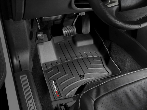 WeatherTech FloorLinerTM DigitalFit; Black; Front 442081