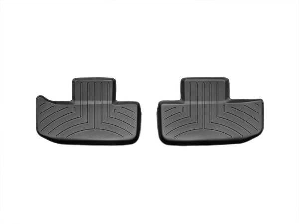 WeatherTech FloorLinerTM DigitalFit; Black; Rear; 2 Pieces 443862