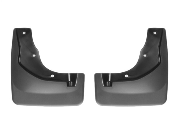 WeatherTech MudFlap No-Drill DigitalFit; Black 110040