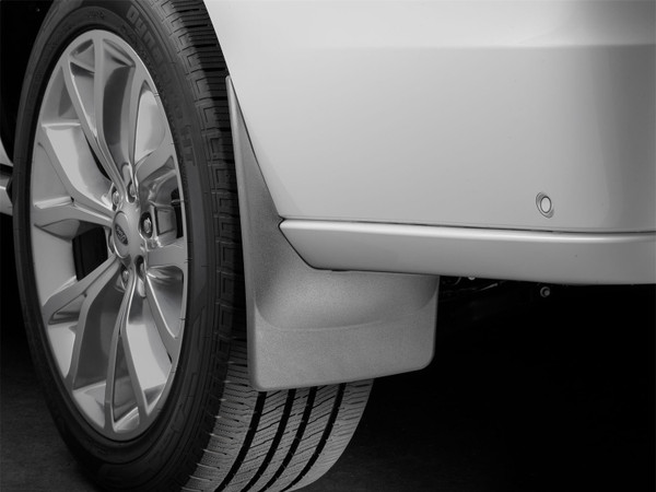 WeatherTech MudFlap No-Drill DigitalFit; Black 120088