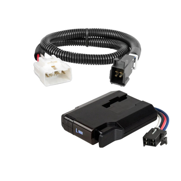 2015-2018 Toyota Tundra CURT Venturer NEXT Time-Delay Trailer Brake Controller Plug & Play Bundle - Low Profile, Adjustable, 1-3 Axles 51116 - CURT