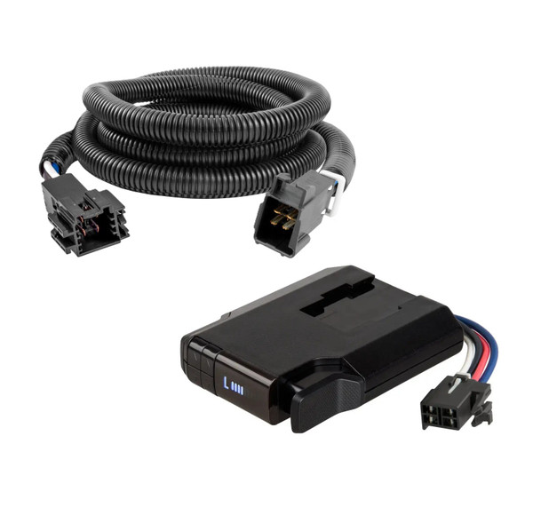 2010-2021 Mercedes-Benz Sprinter 2500 CURT Venturer NEXT Time-Delay Trailer Brake Controller Plug & Play Bundle - Low Profile, Adjustable, 1-3 Axles 51116 - CURT