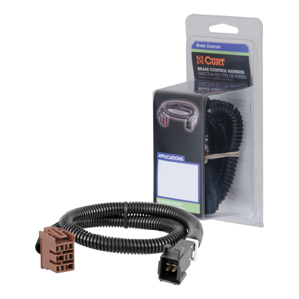 2003-2006 Chevrolet Suburban 2500 CURT Venturer NEXT Time-Delay Trailer Brake Controller Plug & Play Bundle - Low Profile, Adjustable, 1-3 Axles 51116