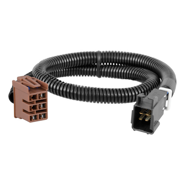 2001-2002 Chevrolet Silverado 1500 HD CURT Venturer NEXT Time-Delay Trailer Brake Controller Plug & Play Bundle - Low Profile, Adjustable, 1-3 Axles 51116