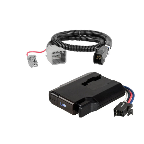 2013-2014 Ram 1500 CURT Venturer NEXT Time-Delay Trailer Brake Controller Plug & Play Bundle - Low Profile, Adjustable, 1-3 Axles 51116 - CURT