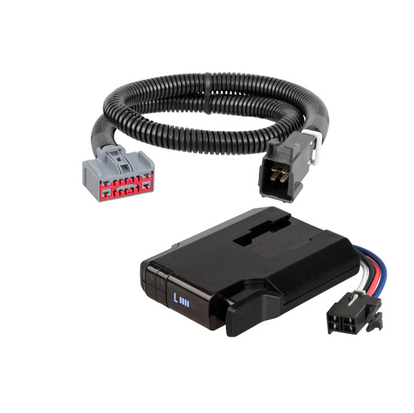 2021-2026 Chevrolet Suburban CURT Venturer NEXT Time-Delay Trailer Brake Controller Plug & Play Bundle - Low Profile, Adjustable, 1-3 Axles 51116 - CURT