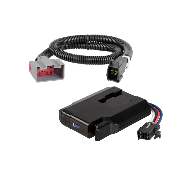 2018-2020 Ford Expedition CURT Venturer NEXT Time-Delay Trailer Brake Controller Plug & Play Bundle - Low Profile, Adjustable, 1-3 Axles 51116 - CURT