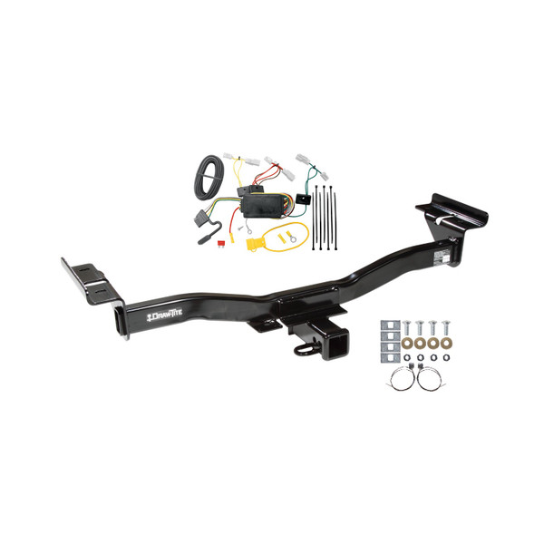 2007-2012 Mazda CX-7 Draw-tite Class 3 Trailer Hitch, 2 Inch Square Receiver Bundle w/ Plug-n-Play T-One Wiring Harness - Draw-tite