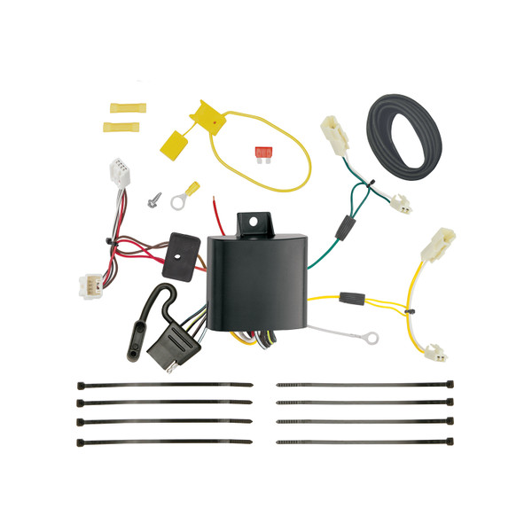 2011-2014 Toyota Sienna Draw-tite Class 3 Trailer Hitch, 2 Inch Square Receiver Bundle w/ Plug-n-Play T-One Wiring Harness 75237