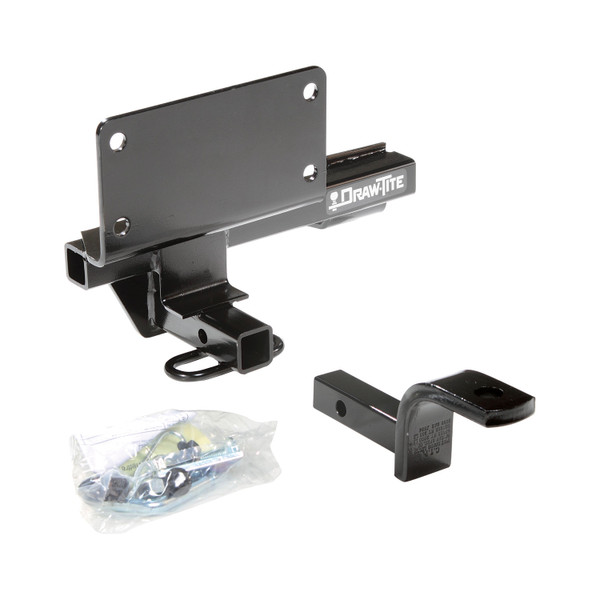 2007-2008 Infiniti G35 Sedan Draw-tite Class 1 Trailer Hitch, 1-1/4 Inch Square Receiver Bundle w/ Plug-n-Play T-One Wiring Harness