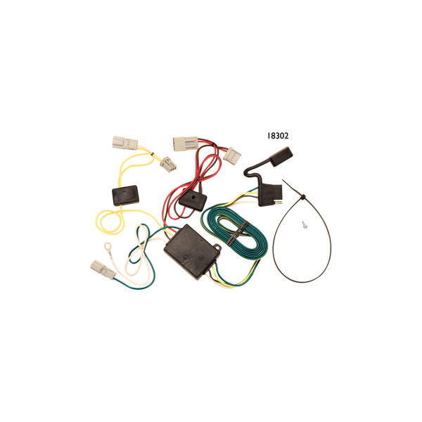 2003-2005 Honda Accord Sedan Draw-tite Class 1 Trailer Hitch, 1-1/4 Inch Square Receiver Bundle w/ Plug-n-Play T-One Wiring Harness