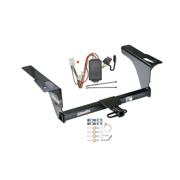 2010-2019 Subaru Outback Wagon, Except Sport Draw-tite Class 2 Trailer Hitch, 1-1/4 Inch Square Receiver Bundle w/ Plug-n-Play T-One Wiring Harness - Draw-tite