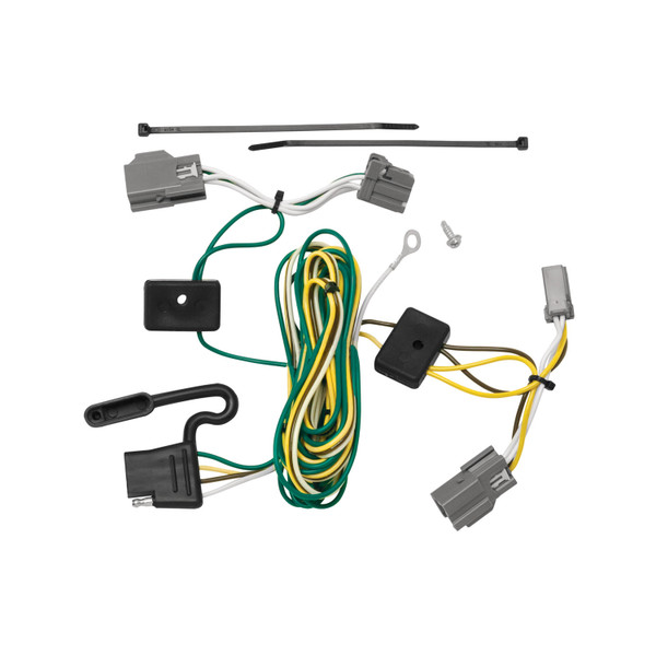 2006-2009 Buick Lucerne Except Super & Special Edition Draw-tite Class 2 Trailer Hitch, 1-1/4 Inch Square Receiver Bundle w/ Plug-n-Play T-One Wiring Harness