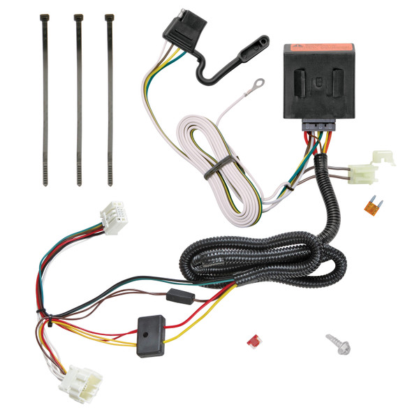 2012-2016 Honda CR-V Draw-tite Class 2 Trailer Hitch, 1-1/4 Inch Square Receiver Bundle w/ Plug-n-Play T-One Wiring Harness