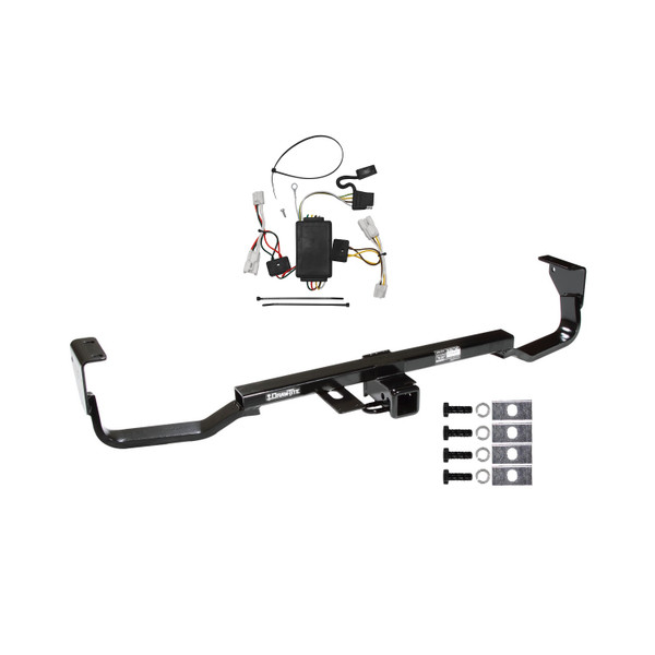 2007-2009 Hyundai Santa Fe Draw-tite Class 3 Trailer Hitch, 2 Inch Square Receiver Bundle w/ Plug-n-Play T-One Wiring Harness - Draw-tite