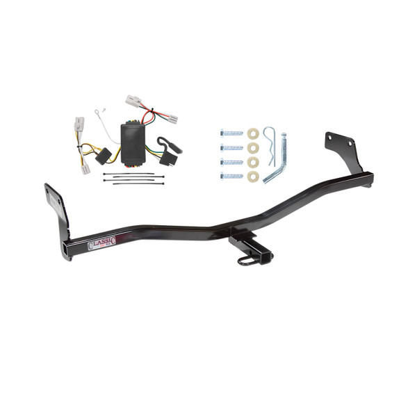 2009-2012 Hyundai Elantra Touring Draw-tite Class 1 Trailer Hitch, 1-1/4 Inch Square Receiver Bundle w/ Plug-n-Play T-One Wiring Harness - Draw-tite