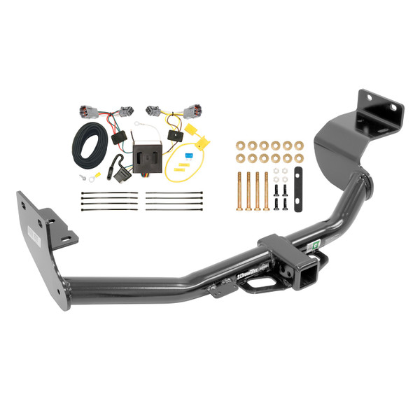2013-2018 Hyundai Santa Fe Sport (5 Passenger) Draw-tite Class 3 Trailer Hitch, 2 Inch Square Receiver Bundle w/ Plug-n-Play T-One Wiring Harness - Draw-tite