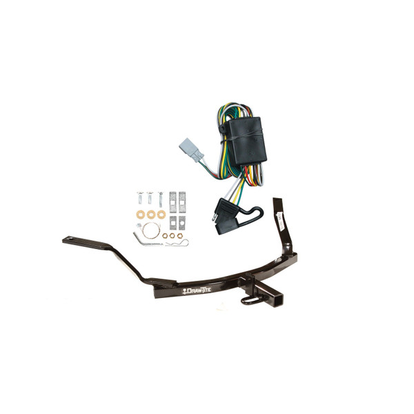 2001-2003 Acura CL 3.2 Engine Draw-tite Class 1 Trailer Hitch, 1-1/4 Inch Square Receiver Bundle w/ Plug-n-Play T-One Wiring Harness - Draw-tite
