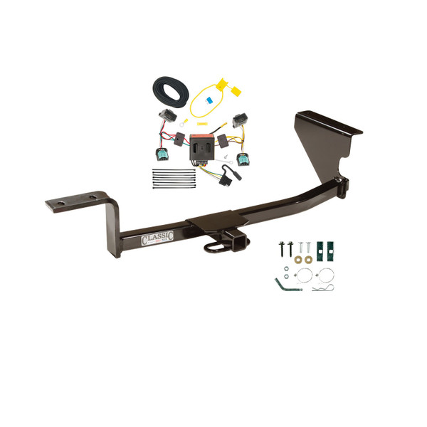 2007-2010 Volkswagen Passat Wagon, Except 4 Motion Draw-tite Class 1 Trailer Hitch, 1-1/4 Inch Square Receiver Bundle w/ Plug-n-Play T-One Wiring Harness - Draw-tite