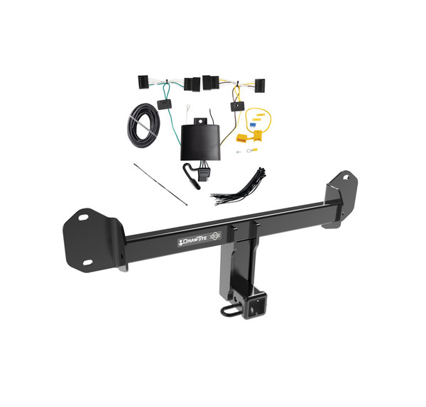 2022-2024 BMW X3 Draw-Tite Class 3 Trailer Hitch, 2 Inch Square Receiver Bundle w/ Plug-n-Play T-One Wiring Harness - Draw-tite