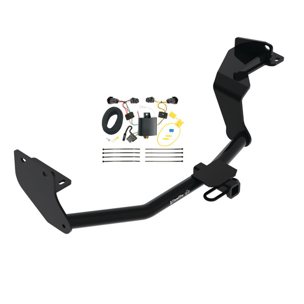 2016-2020 KIA Sorento w/I4 Engine Draw-tite Class 2 Trailer Hitch, 1-1/4 Inch Square Receiver Bundle w/ Plug-n-Play T-One Wiring Harness - Draw-tite