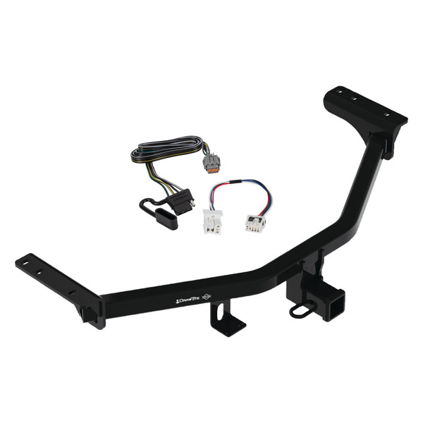2022-2024 Nissan Pathfinder Draw-Tite Class 4 Trailer Hitch, 2 Inch Square Receiver Bundle w/ Plug-n-Play T-One Wiring Harness - Draw-tite