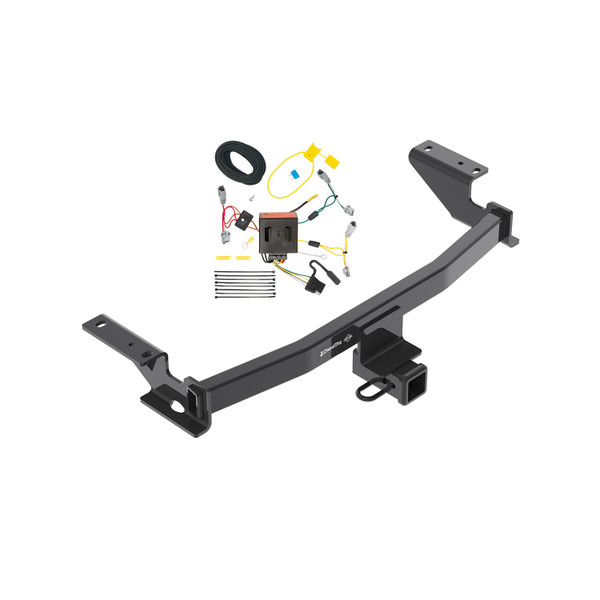 2013-2016 Mazda CX-5 Draw-tite Class 3 Trailer Hitch, 2 Inch Square Receiver Bundle w/ Plug-n-Play T-One Wiring Harness - Draw-tite