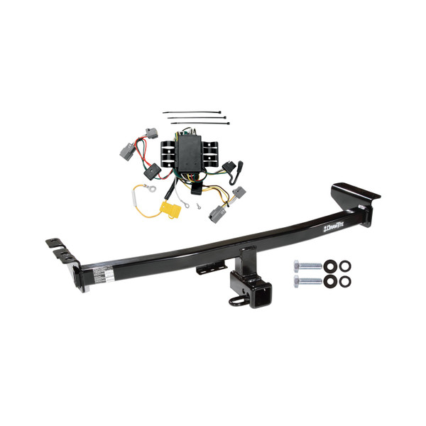 2005-2014 Volvo XC90 Draw-tite Class 3 Trailer Hitch, 2 Inch Square Receiver Bundle w/ Plug-n-Play T-One Wiring Harness - Draw-tite