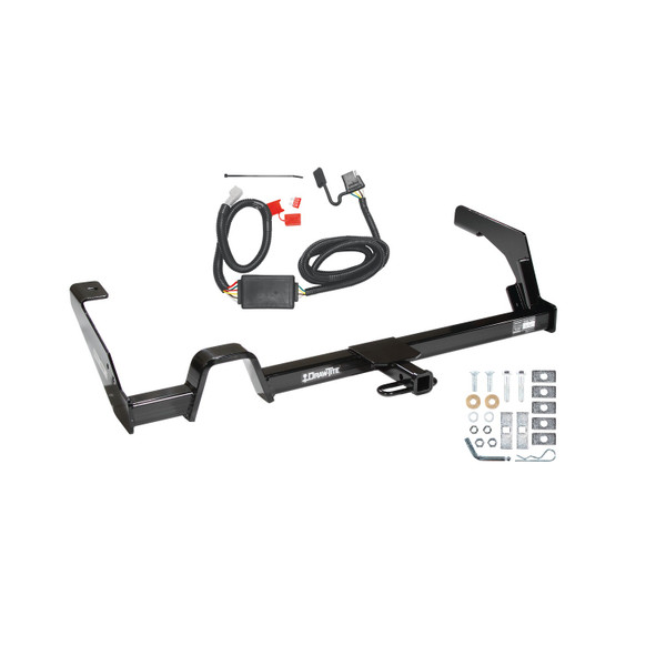 2000-2004 Subaru Outback Wagon, Except Sport Draw-tite Class 2 Trailer Hitch, 1-1/4 Inch Square Receiver Bundle w/ Plug-n-Play T-One Wiring Harness - Draw-tite