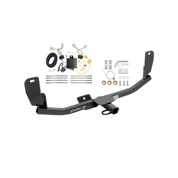 2013-2020 Hyundai Elantra GT Except for Korean Manufactured Vehicles Draw-tite Class 1 Trailer Hitch, 1-1/4 Inch Square Receiver Bundle w/ Plug-n-Play T-One Wiring Harness - Draw-tite