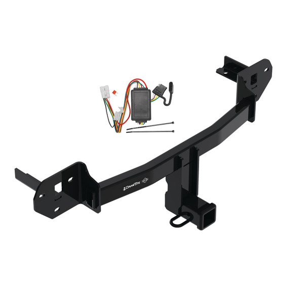 2020-2024 Subaru Outback WagonDraw-Tite Class 3 Trailer Hitch, 2 Inch Square Receiver Bundle w/ Plug-n-Play T-One Wiring Harness - Draw-tite