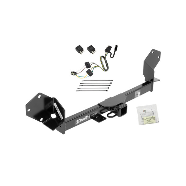2016-2018 Buick Envision Draw-tite Class 3 Trailer Hitch, 2 Inch Square Receiver Bundle w/ Plug-n-Play T-One Wiring Harness - Draw-tite