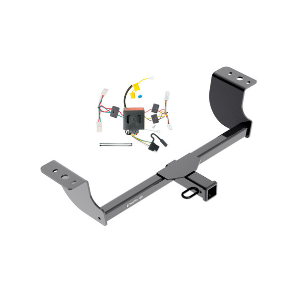 2011-2014 Dodge Charger Draw-tite Class 3 Trailer Hitch, 2 Inch Square Receiver Bundle w/ Plug-n-Play T-One Wiring Harness - Draw-tite