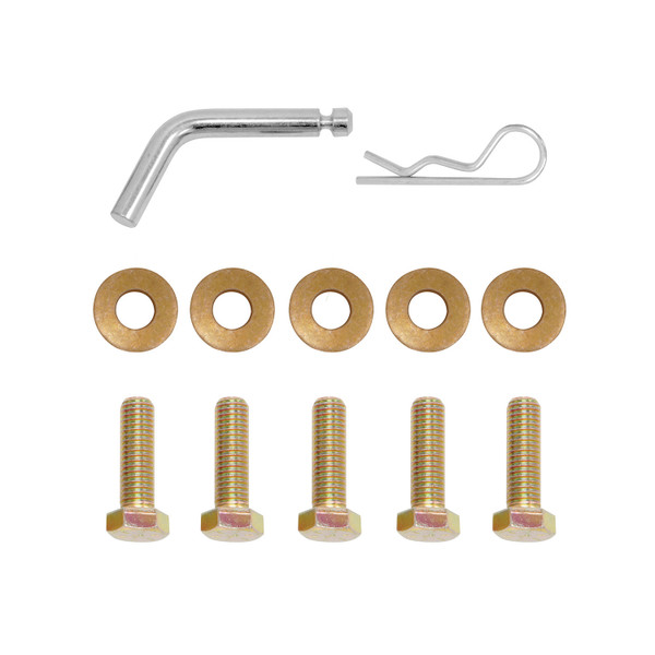 2016-2018 Toyota RAV4 Draw-tite Class 2 Trailer Hitch, 1-1/4 Inch Square Receiver Bundle w/ Plug-n-Play T-One Wiring Harness